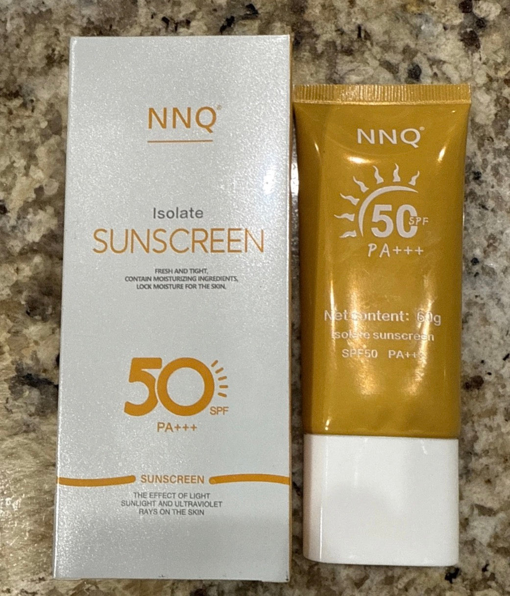 NNQ 50 spf Sunscreen