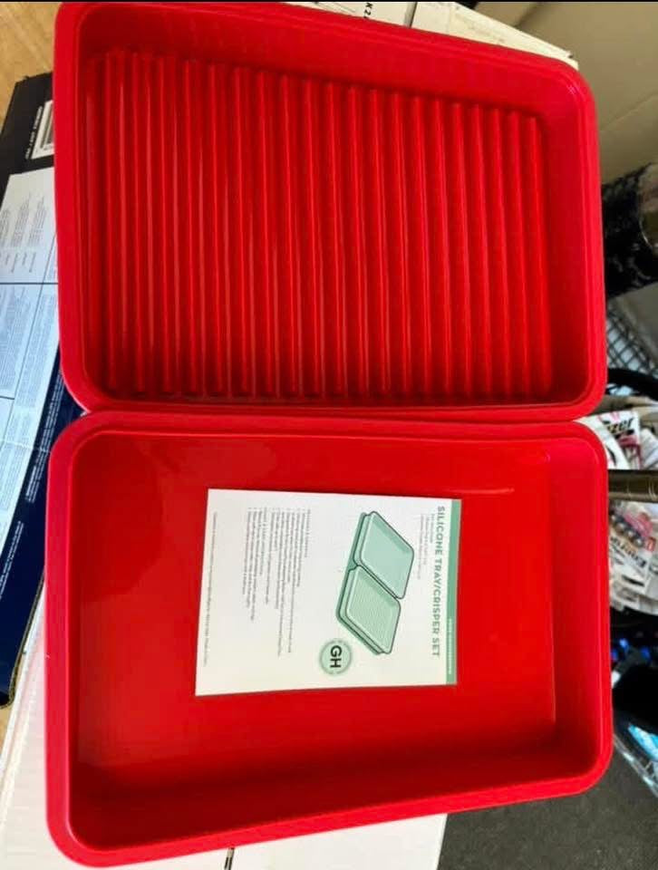 2 pack silicone crispers. QVC Good Housekeeping