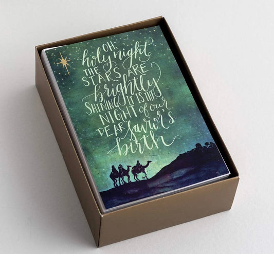 Christmas Cards, box 50 cards/envelopes