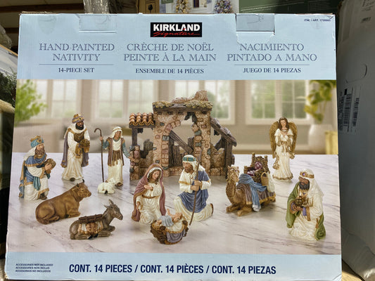 14 set nativity scene